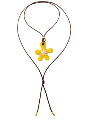 Eliou Chiki Wrap Necklace in Yellow.