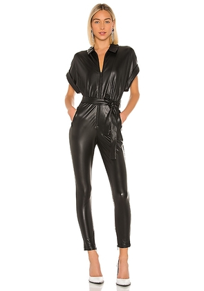 NBD Reckless Jumpsuit in Black. Size M.