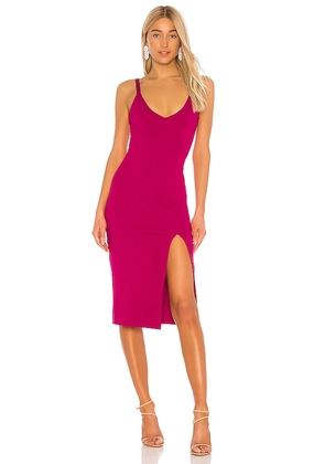 Lovers and Friends Lucie Midi Dress in Fuchsia. Size XL.