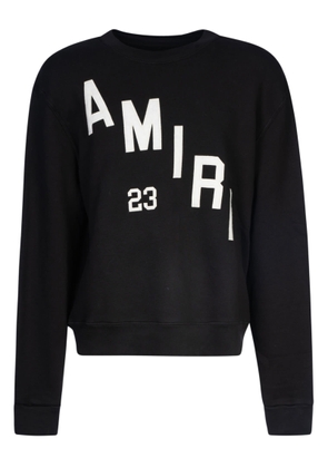 Amiri Appliqué Sweatshirt In Black