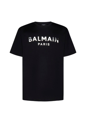 Balmain Logo Printed Crewneck T-Shirt