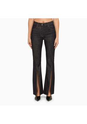 Givenchy Indigo Flared Jeans With Split