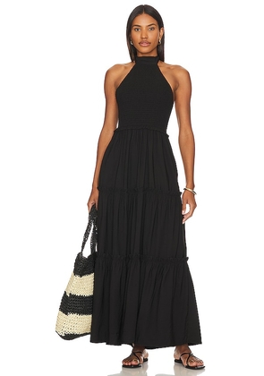 LBLC The Label Naomi Halter Dress in Black. Size XS.