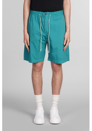 Pt01 Shorts In Green Cotton