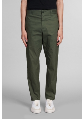 Pt01 Pants In Green Cotton
