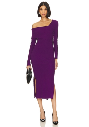 Line & Dot Sylvie Midi Dress in Purple. Size M, XS.