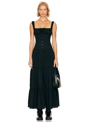 LIONESS Heart Shaped Maxi in Black. Size M, S.