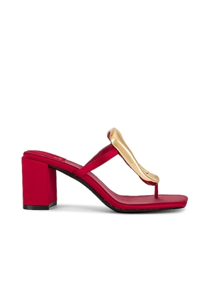 Jeffrey Campbell Linq-Mh Sandal in Red. Size 9.5.
