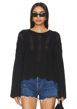 27 miles malibu Wonder Sweater in Black. Size M, S, XL, XS.