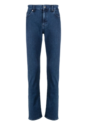 BOSS mid-rise slim-cut jeans - Blue
