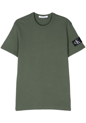 Calvin Klein Jeans Waffle Badge cotton T-shirt - Green