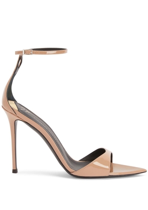 Giuseppe Zanotti Intrigo 105mm high-heeled sandals - Neutrals