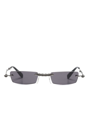 Kuboraum H41 rectangle-frame sunglasses - Grey