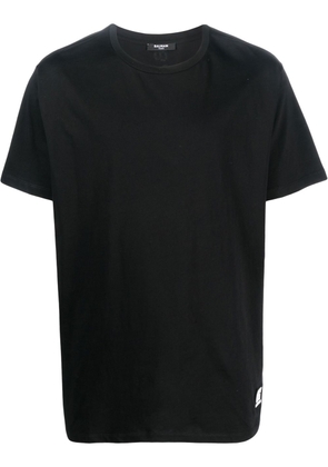 Balmain logo-patch crew-neck T-shirt - Black