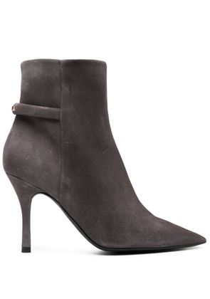 Furla Core 90mm leather boots - Grey