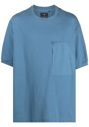 Y-3 crepe pocket T-shirt - Blue