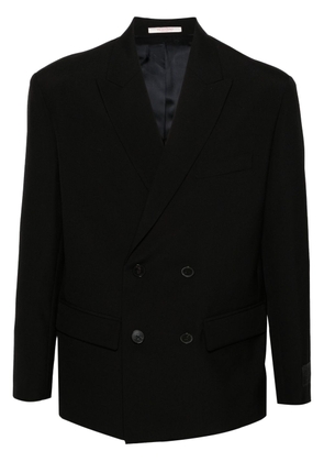 Valentino Garavani double-breasted wool blazer - Black