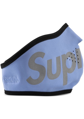 Supreme logo windstopper face mask - Blue