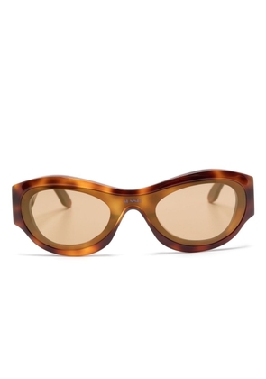 Sunnei Prototipo 5 round-frame sunglasses - Brown