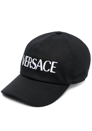 Versace logo-embroidered baseball cap - Black