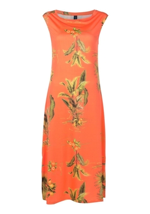 Lygia & Nanny floral-print sleeveless dress - Orange