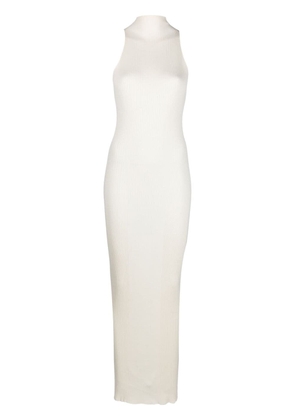 AERON Zero rib-knit maxi dress - White