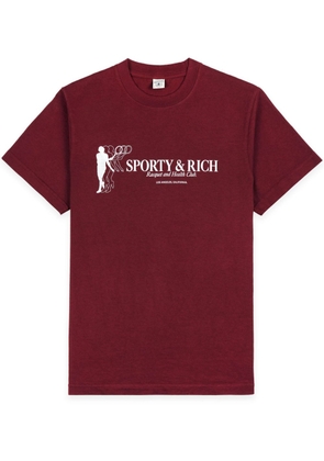 Sporty & Rich Tennis Club cotton T-shirt - Red