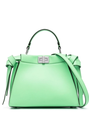 FENDI mini Peekaboo leather bag - Green
