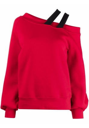 Atu Body Couture x Ioana Ciolacu cold-shoulder sweatshirt - Red