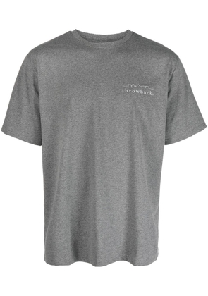 Throwback. logo-print T-shirt - Grey