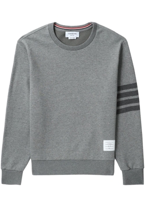 Thom Browne 4-Bar stripe cotton sweatshirt - Grey