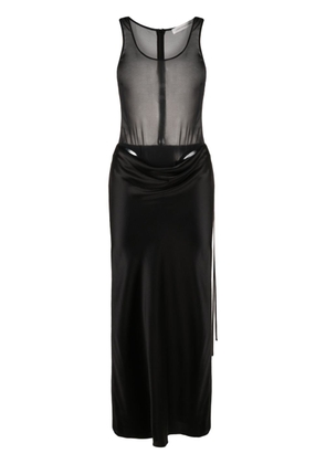 Christopher Esber cut-out silk-satin maxi dress - Black