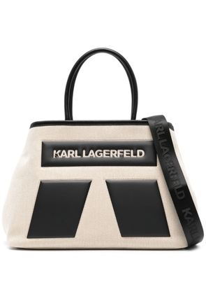 Karl Lagerfeld medium Icon K tote bag - Neutrals
