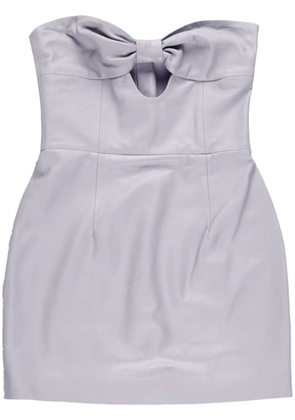 ZEYNEP ARCAY strapless mini dress - Grey