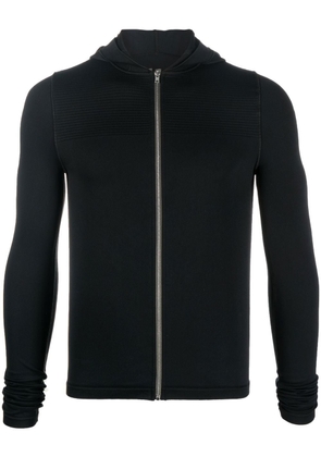 Rick Owens fitted zip-up hoodie - Black