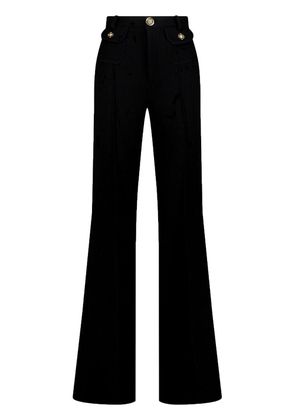 Giambattista Valli high-waist wool tailored trousers - Black
