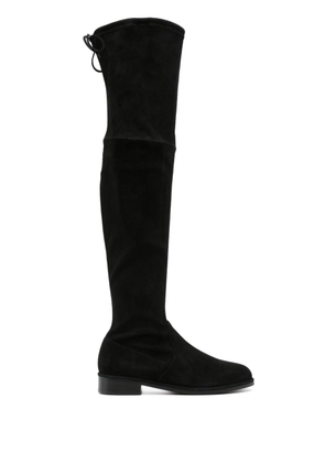 Stuart Weitzman Lowland thigh-high suede boots - Black