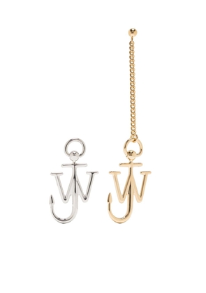 JW Anderson asymmetric anchor earrings - Gold