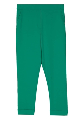 P.A.R.O.S.H. elasticated-waist tapered trousers - Green
