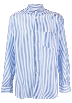 Comme Des Garçons Shirt striped long-sleeve shirt - Blue
