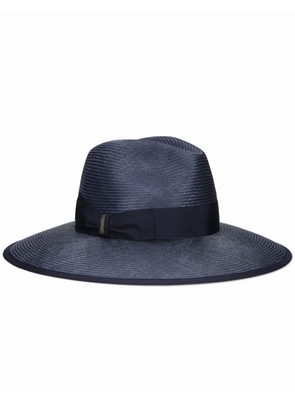 Borsalino Sophie Parasisol straw hat - Blue