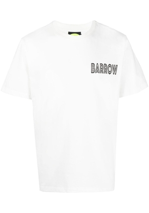 BARROW logo-print short-sleeve T-shirt - White