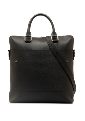 Louis Vuitton Pre-Owned 2015 Taiga Grigori Tote satchel - Black