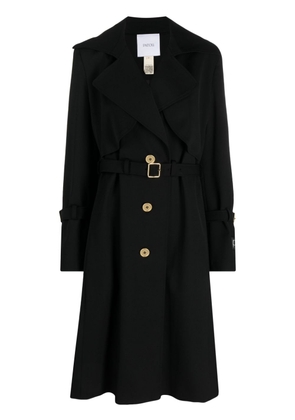 Patou virgin wool-blend trench coat - Black