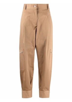 JW Anderson high-waist cargo trousers - Brown