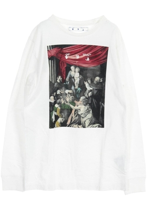 Off-White Pre-Owned 2000s Caravaggio long-sleeve cotton T-shirt