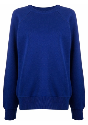 Barrie crewneck cashmere-cotton sweatshirt - Blue