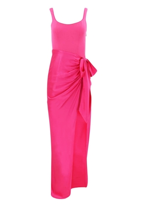 Cinq A Sept Marian gathered-detail gown - Pink