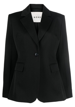 Róhe tailored single-breasted blazer - Black