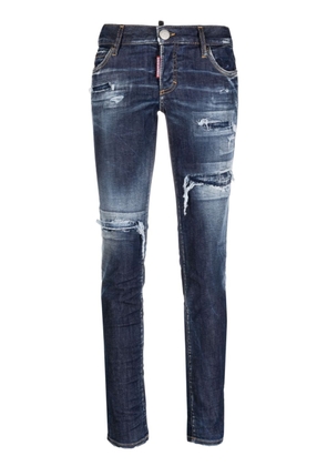 Dsquared2 distressed-effect skinny jeans - Blue